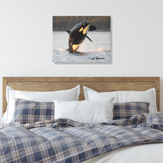 Zentrum für Whaleforschung - Canvas Print Leinwanddruck (Insitu (Schlafzimmer))