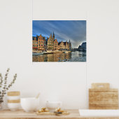 Zentrum von Gent Poster (Küche)