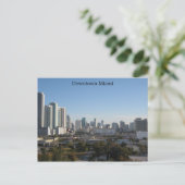 Zentrum von Miami Postkarte (Stehend Vorderseite)