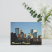Zentrum von Minneapolis, Minnesota Postkarte (Stehend Vorderseite)