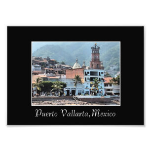 Zentrum von Puerto Vallarta, Mexiko Fotodruck