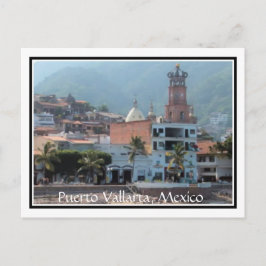 Zentrum von Puerto Vallarta mit Postkarte
