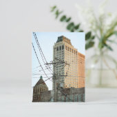 Zentrum von Tulsa mit Vögeln Postkarte (Stehend Vorderseite)