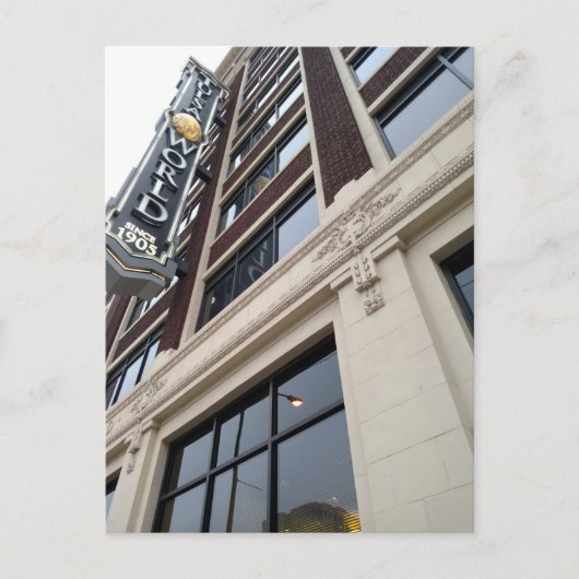 Zentrum von Tulsa Oklahoma Postkarte (Vorderseite)