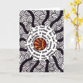 Zentwinkels Einheit Karte (Gelbe Blume)