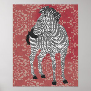 Zenya Black & White Art Poster