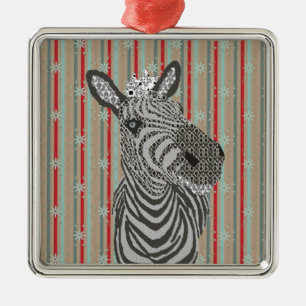 Zenya Weihnachtsverzierung Silbernes Ornament