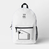 Zenzero Capybara Bedruckter Rucksack (Vorderseite)