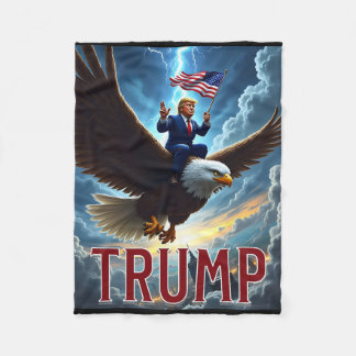 Zenzo's Atomare Politische Designs Präsident Trump Fleecedecke