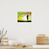 Zeph 3:17 MEIN GOTT SEIGT ÜBER MIR Personalisiert  Poster (Küche)