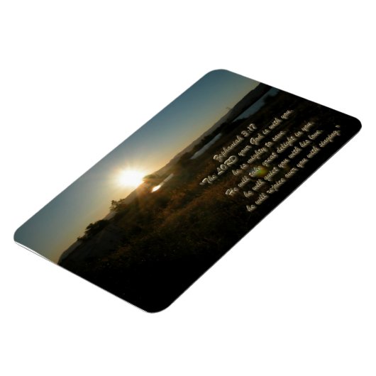 Zephaniah 3:17 Magnet (Linke Seite)