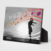 Zephaniah 3:17 MEIN GOTT SIND ÜBER MIR Personalisi Fotoplatte (Seite)