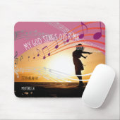 Zephaniah 3:17 MEIN GOTT SIND ÜBER MIR Personalisi Mousepad (Mit Mouse)