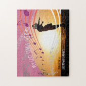 Zephaniah 3:17 MEIN GOTT SIND ÜBER MIR Personalisi Puzzle (Vertikal)