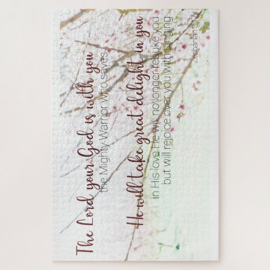 Zephaniah 3 17 Puzzle (Vertikal)