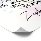 Zephaniah 3:17 Seine Liebe wird Ihre Ängstbibel be Poster (Ecke)