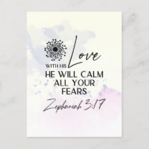 Zephaniah 3:17 Seine Liebe wird Ihre Ängstbibel be