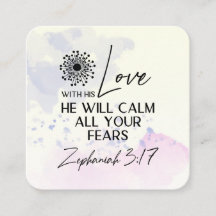 Zephaniah 3:17 Seine Liebe wird Ihre Ängstbibel be