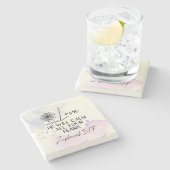 Zephaniah 3:17 Seine Liebe wird Ihre Ängstbibel be Steinuntersetzer (Seitenansicht)