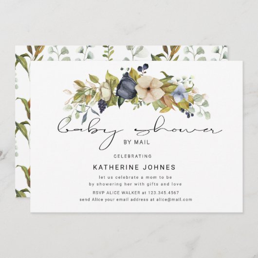 Zephyn Herbstblütendusche mit virtueller Babydusch (Vorne/Hinten)