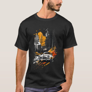 Zephyr-Auto 1950 fährt durch einen Wald Junge lust T-Shirt