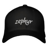 Zephyr Bestickte Baseballkappe (Vorderseite)