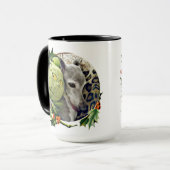 Zephyr die italienische Greyhound Holiday Tasse (Vorderseite Links)