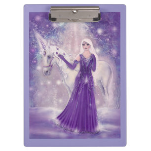 Zephyr Einhorn- und Märchenkunst von Renee Lavoie Klemmbrett