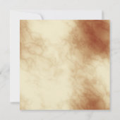 Zephyr Herbst Elegantes Blumenhaus Einladung (Rückseite)