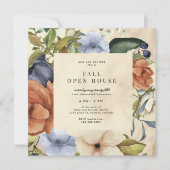 Zephyr Herbst Elegantes Blumenhaus Einladung (Vorderseite)