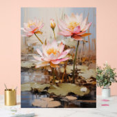 Zephyr Lily - Impasto Floral Acrylschild (Hochzeit)
