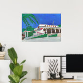 Zephyr Roller Untersetzer am Strand Poster (Heimbüro)