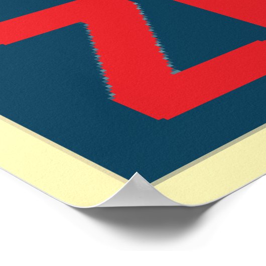 Zephyr Rollercoaster Pontchartrain Beach Poster (Ecke)