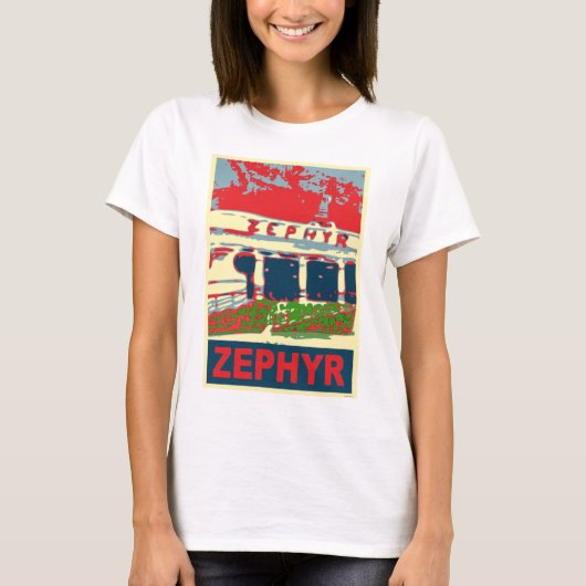 Zephyr Rollercoaster Pontchartrain Beach T-Shirt (Vorderseite)