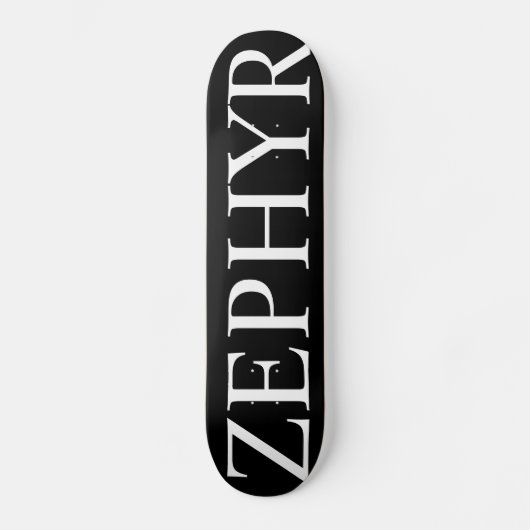 ZEPHYR Skateboard (Vorderseite)