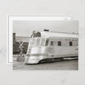 Zephyr Streamlining Train, 1939 Postkarte (Vorne/Hinten)