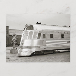 Zephyr-Stromlinienzug, 1939 Postkarte
