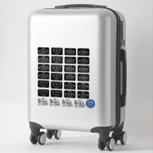 Zephyr-Teller-Aufkleber Aufkleber (Koffer)