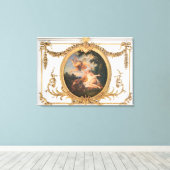 Zephyr und Flora aus der Salle de Conseil Leinwanddruck (Insitu (Holzboden))