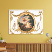 Zephyr und Flora aus der Salle de Conseil Leinwanddruck (Insitu (Wohnzimmer))