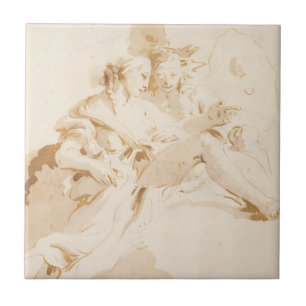 Zephyr und Flora Fliese