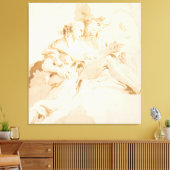 Zephyr und Flora Leinwanddruck (Insitu (Wohnzimmer))