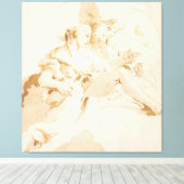 Zephyr und Flora Leinwanddruck (Insitu (Holzboden))