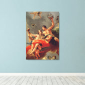 Zephyr und Flora Leinwanddruck (Insitu (Holzboden))