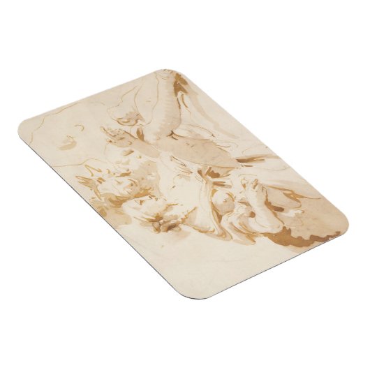 Zephyr und Flora Magnet (Rechte Seite)