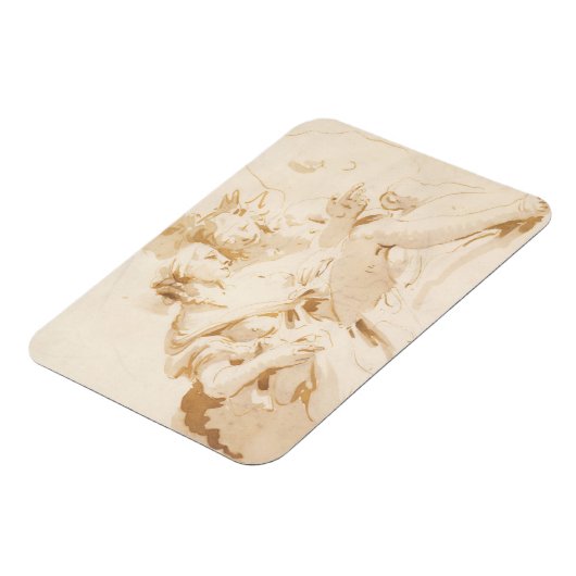 Zephyr und Flora Magnet (Linke Seite)