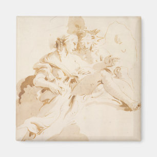 Zephyr und Flora Magnet