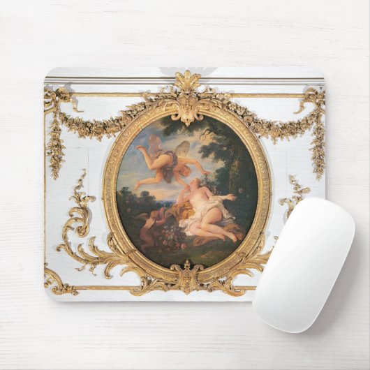 Zephyr und Flora, von Salle de Conseil Mousepad (Mit Mouse)