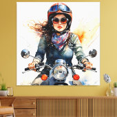 "Zephyra" "Vento Dolce" - Sweet Wind Leinwanddruck (Insitu (Wohnzimmer))