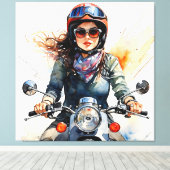 "Zephyra" "Vento Dolce" - Sweet Wind Leinwanddruck (Insitu (Holzboden))